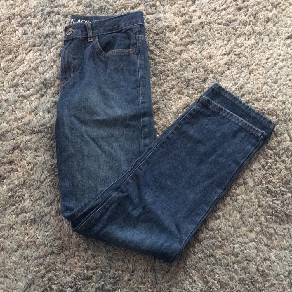 🖤Boys Dark Blue Straight Leg Jeans
